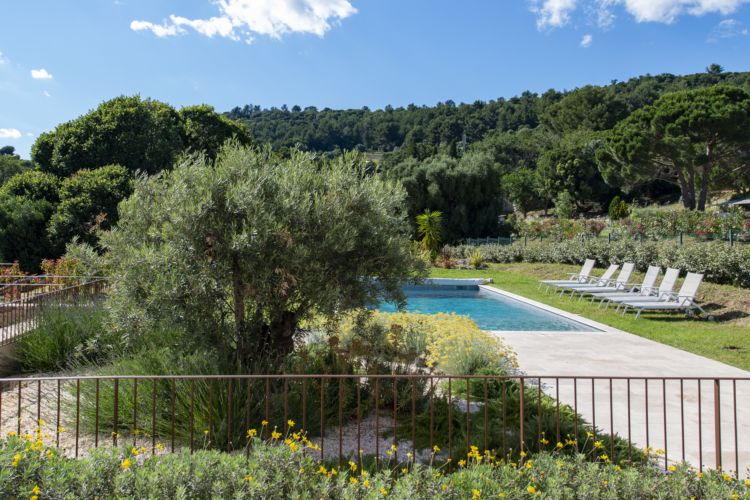 Vue de la piscine